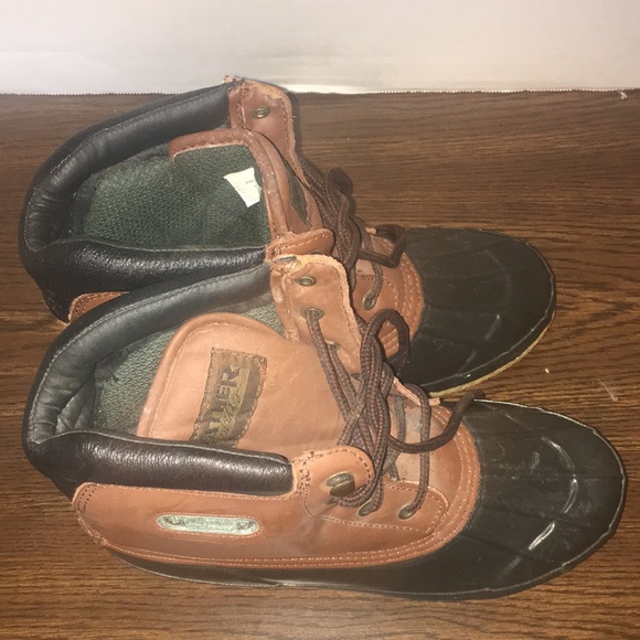 WEATHER SPIRITS WATERPROOF LEATHER DUCK BOOTS STEEL SHANK SIZE 7 - Picture 5 of 6